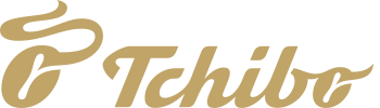 Tchibo Filiale mit Kaffee Bar Logo